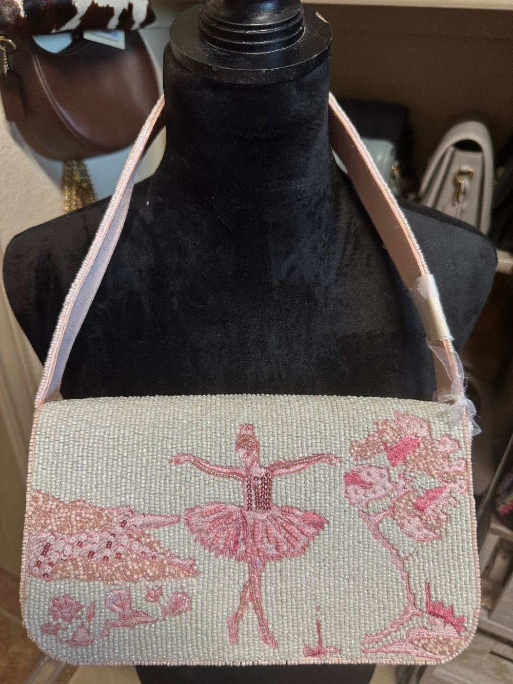 NWT! Viral Beaded Ballerina Bag Beautiful!